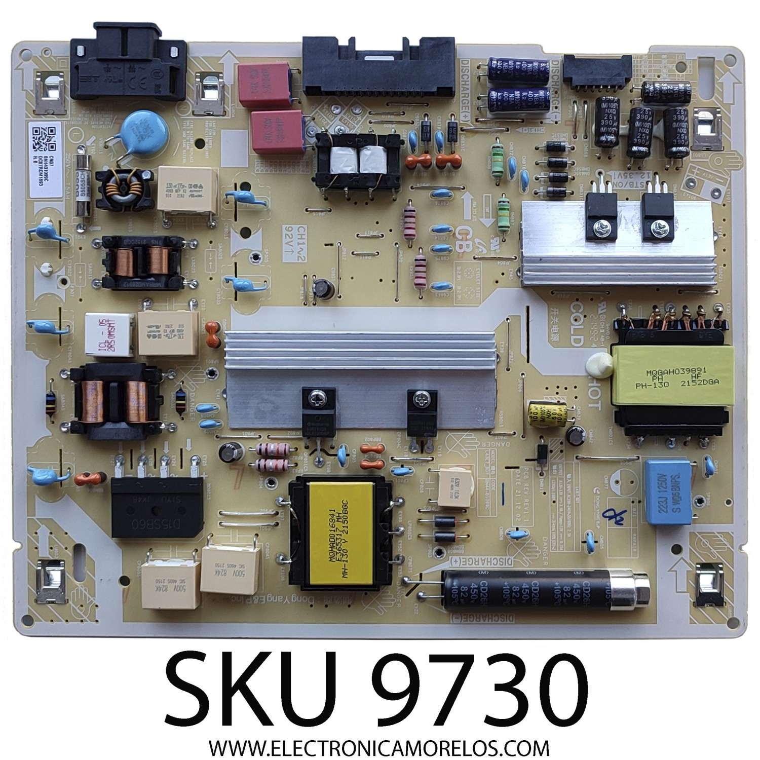 FUENTE DE PODER ORIGINAL PARA TV SAMSUNG / NUMERO DE PARTE BN4401099C / L43E7_BDY / BN44-01099C / PANEL CY-QB043HGHV1H / DISPLAY ST4251D01-B VER.2.1 / 52454A / MODELO QN43Q60BDFXZA / QN43Q65DAFXZA